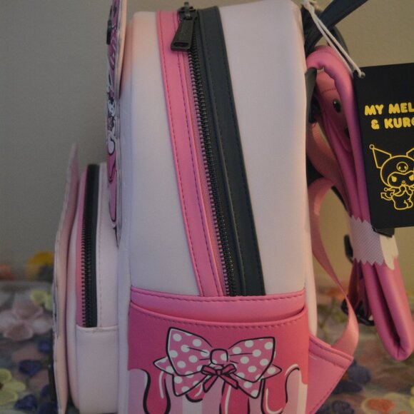 Loungefly Sanrio My Melody & Kuromi Cake Mini Backpack NWT main image 8